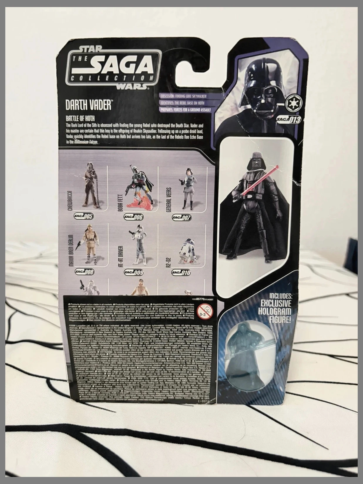 Darth Vader Battle of Hoth Star Wars The Saga Collection Saga 013 Hasbro MOC – photo 2